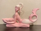 Royal Haeger Pottery Pink Mermaid Planter #505 Mid-Century Decor Mcm Vintage