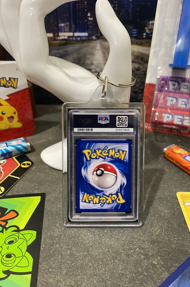 Charizard Pokemon- Shadowless Mini Slab LIMITED 1st EDITION PSA Keychain - Image 2 of 4