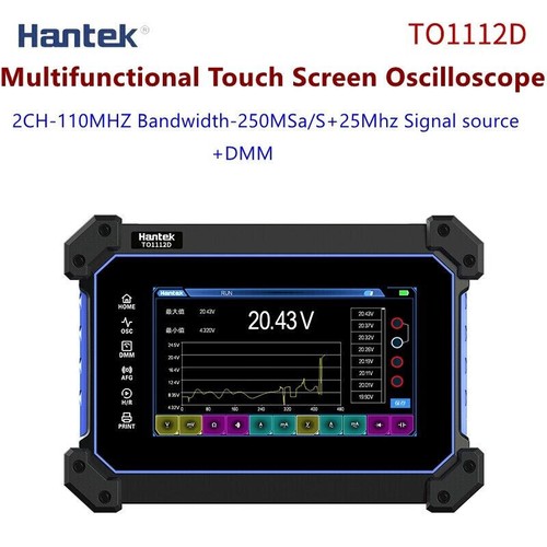 Hantek TO1112D Touch Screen Digital Oscilloscope Support Charging Oscilloscope - Picture 2 of 14