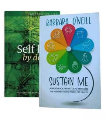 Authentic Barbara O'Neill Sustain Me and Self Heal By Design Next Day Delivery