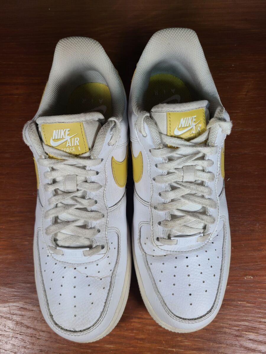 Nike Air Force 1 '07 White/Saturn Gold Women's Size 10 Nike Air Force 1 '07 White/Saturn Gold Women's Size 10