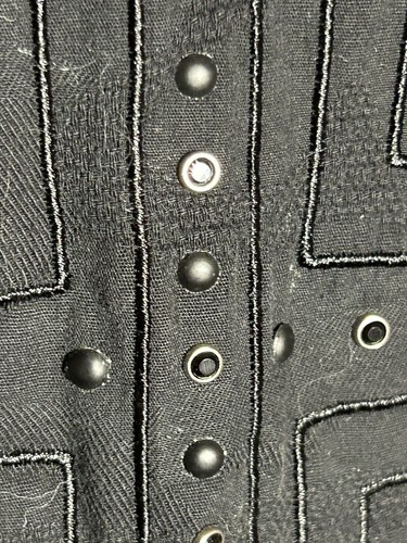 Affliction Shirt Herren M schwarz Etikett schwarz tarnfarben bestickt mit Logo NICHT verblasst