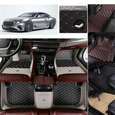 Fußmatten für Bentley Continental GT 2003-2025 Automatten Wasserdicht 5/4 Sitzen