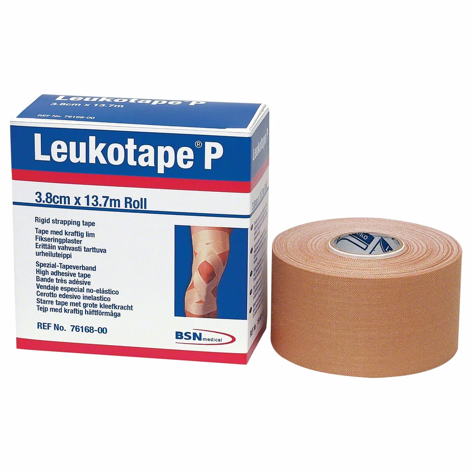 Leukotape P, 13,7 m x 3,8 cm, hautfarben - Bild 1 von 1