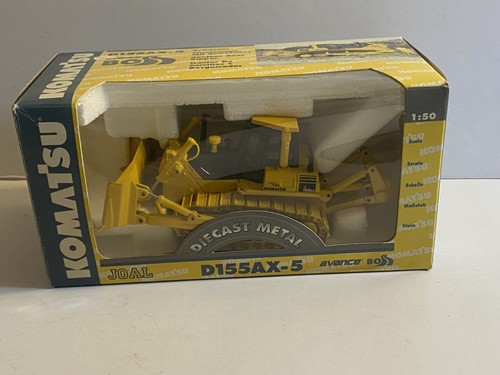 HTF Joal 277 Komatsu D155AX-5 Avance Bulldozer w/ROPS & Cab 1:50 Die-cast w/ Box - Foto 10 di 14