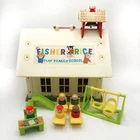 1971 Vintage Fisher Price Play Family School And Accessories