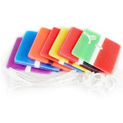 ProForm Tri-Color Mouthguard Laminate - Orange/Black/Orange, 12/Box.