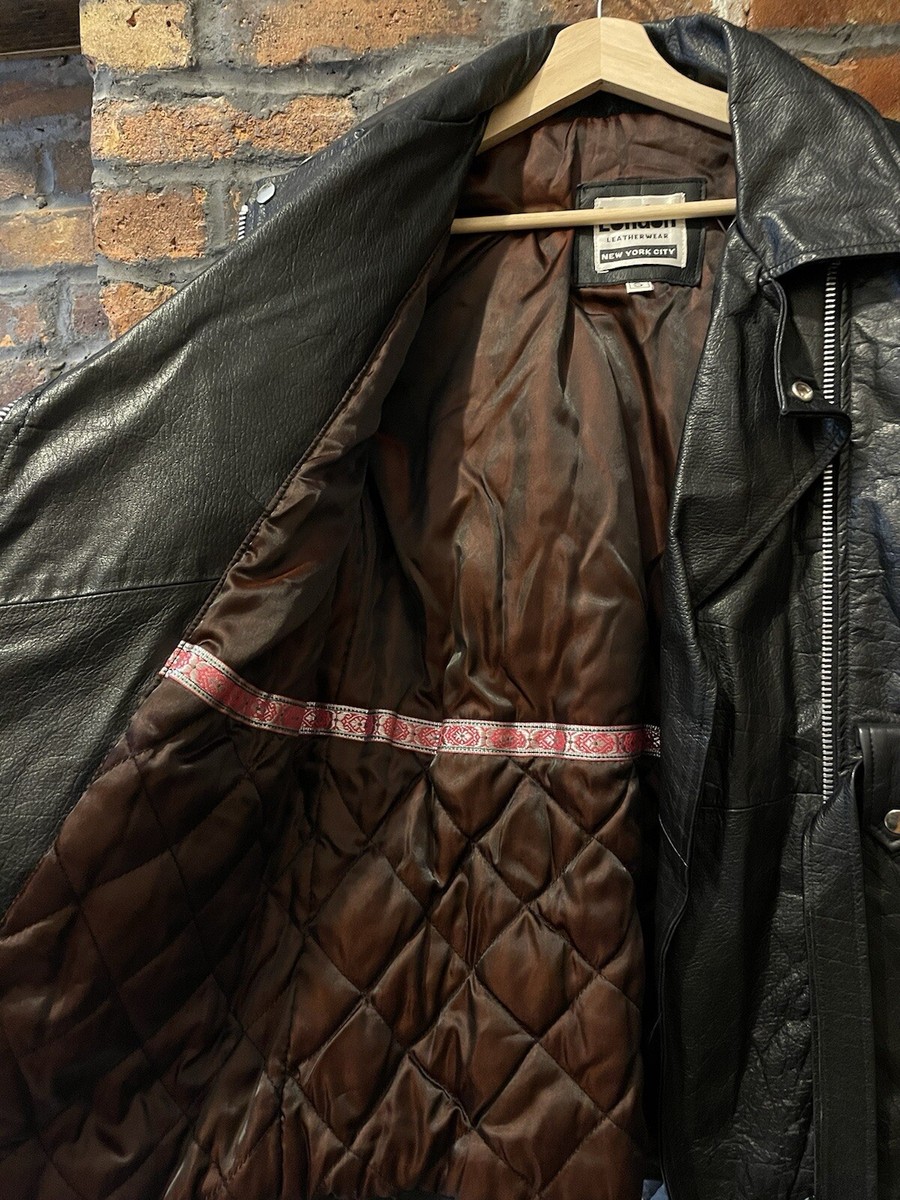London Leatherwear new york city vintage 80's leather jacket London Leatherwear new york city vintage 80's leather jacket