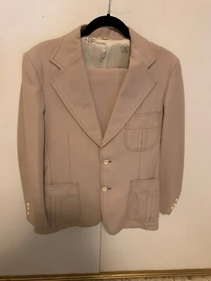 Vintage 70S LEVIS Panatela Groß E Marineblau Freizeit Jacke Size M USA Disco Mod - Bild 1 von 4