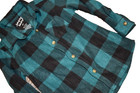K8 !WOW! JUMPING BEANS 4T Boys Green Fleece Plaid button Up Long Sleeve Shirt — photo 2