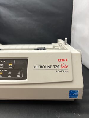 Okidata Microline 320 Turbo GE7000A 9-Pin Mono Dot Matrix Printer