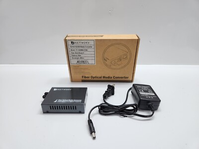NETWORX FT-1000MM-ST850 FIBER OPTICAL MEDIA CONVERTER WITH ADAPTOR