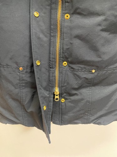 Womens Moose Knuckles Stirling Gold Leather Ver. Parka Coat Jacket S Black - Picture 12 of 22