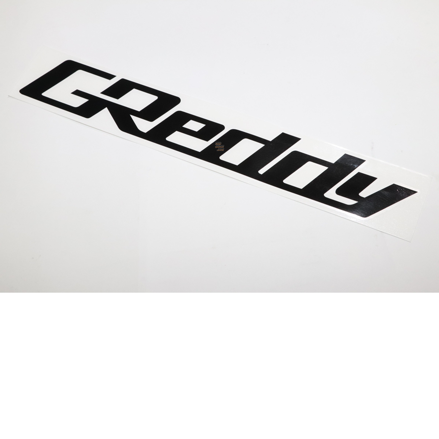 TRUST GREDDY LOGO STICKER M SIZE 357mm×50mm BLACK FOR 18000086 OEM
