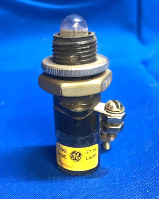 GENERAL ELECTRIC INDICATING LAMP TYPE ET-16