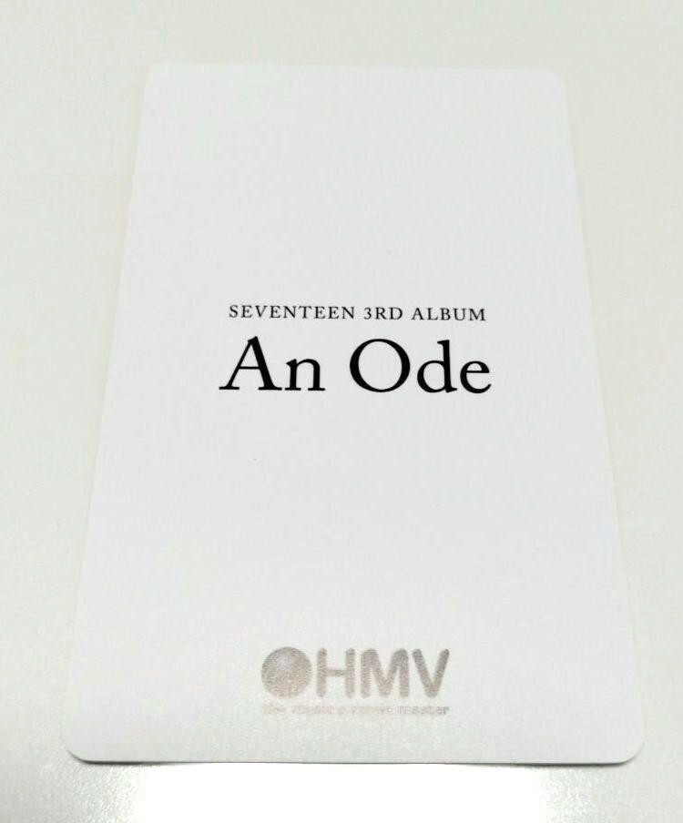 SEVENTEEN JEONGHAN An Ode HMV JAPAN limited Christmas Xmas SEVENTEEN JEONGHAN An Ode HMV JAPAN limited Christmas Xmas