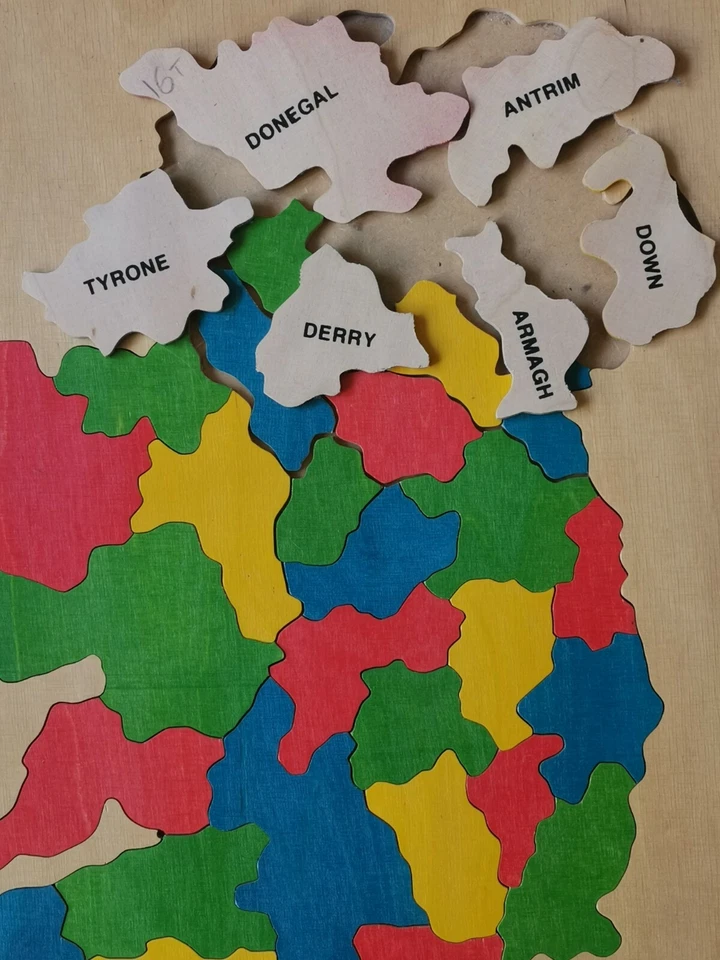 PUZZLE REGIONI IRLANDA LEGNO 2006 - Immagine 2 di 4