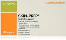 Smith & Nephew - 420400 Skin-Prep Protection Dressing Wipes - 50 Count Box