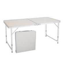 120 x 60 x 70 4Ft Portable Multipurpose Folding Table White NEW