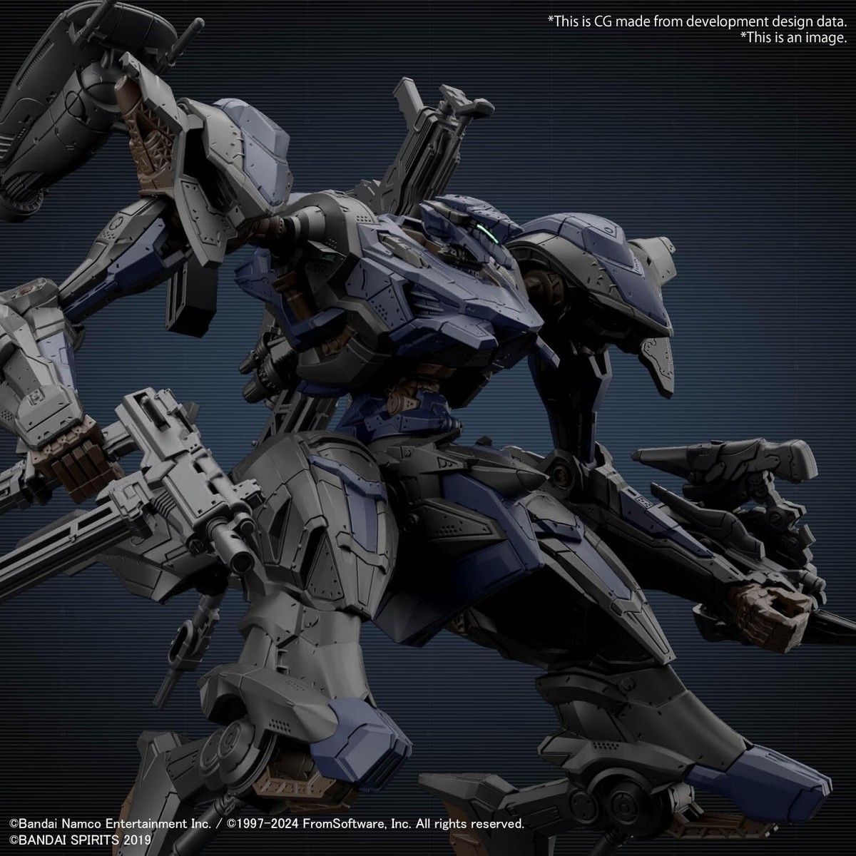 BANDAI 30MM Armored Core VI Schneider Nachtreiher 40E STEEL