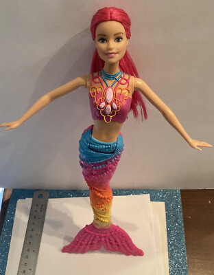 Barbie Dreamtopia Rainbow Fashion Mermaid Doll Pink Hair