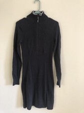 Athleta Durango Sweater Dress Size XS Dark Gray with Undertones of Blue