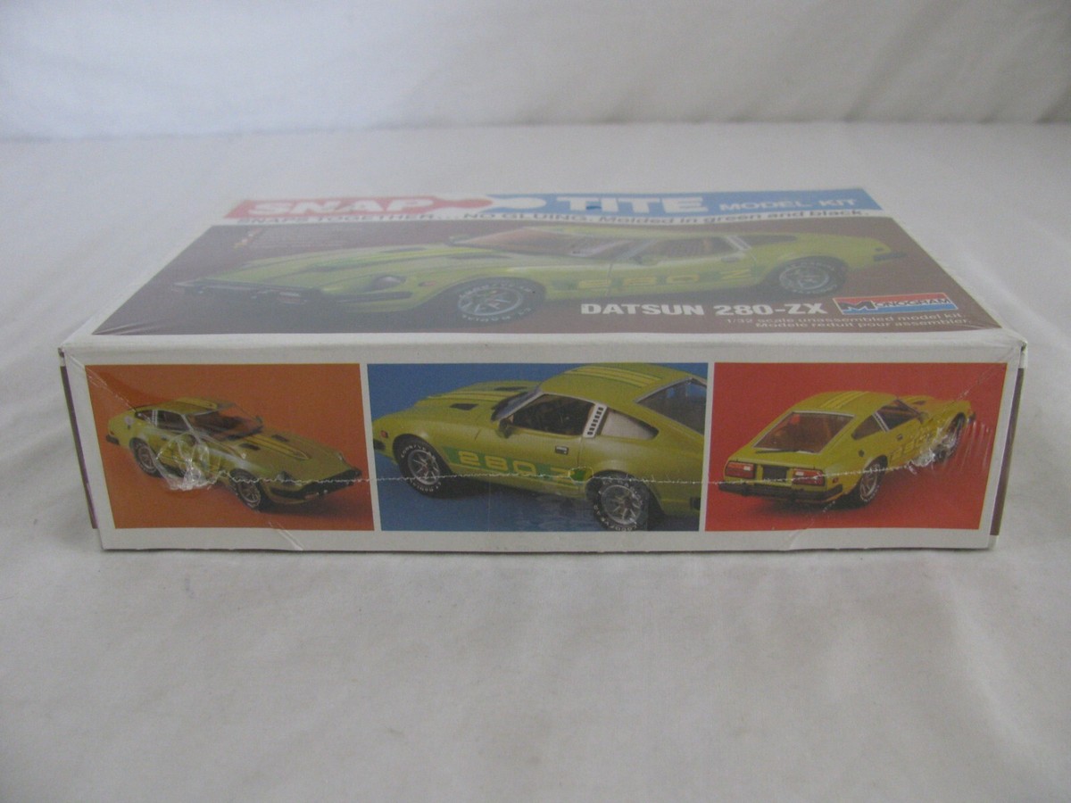 1980 Monogram Snap-Tite 1/32 Scale Datsun 280-ZX Sports Car Model