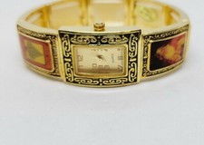 Christmas Watch Story Panel GIFT Stretch Bracelet New Battery SCENIC Santa Tree