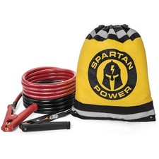 15 Foot 1/0 AWG 0 Gauge Heavy Duty Jumper Cables Booster Set by Spartan Power
