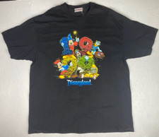 VTG Mickey Mouse T-Shirt Size L Disneyland 1999 Mickey Minnie Pluto Goofy Donald