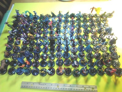Huge Collection of 150 Wizard & DC Comics Miniature Action Figures