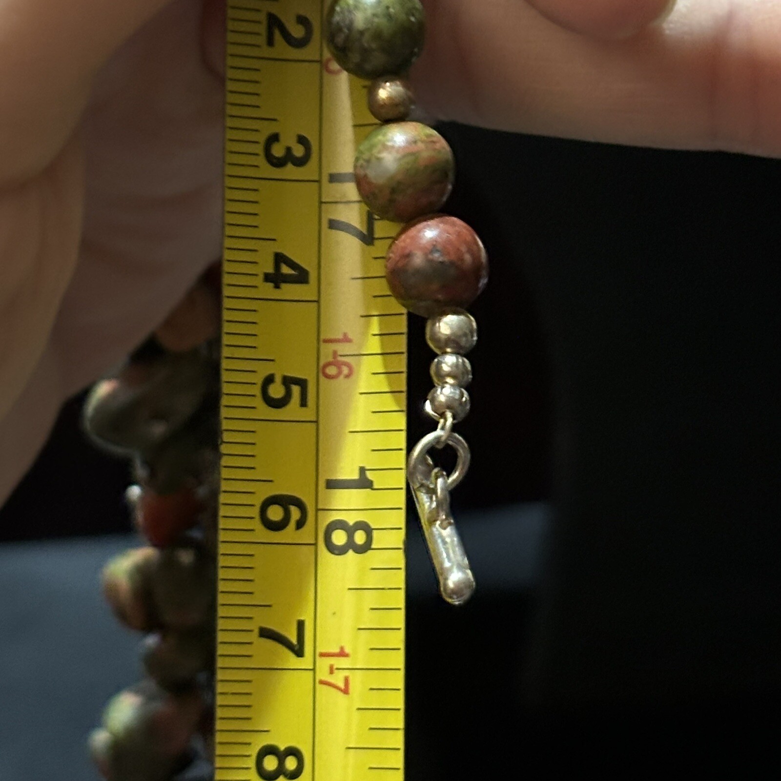 Multicoloured Stone Statement Necklace - image 10