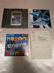 KONAMI GRADIUS PC Engine Hu-Card Vintage JAPAN Video Game USED