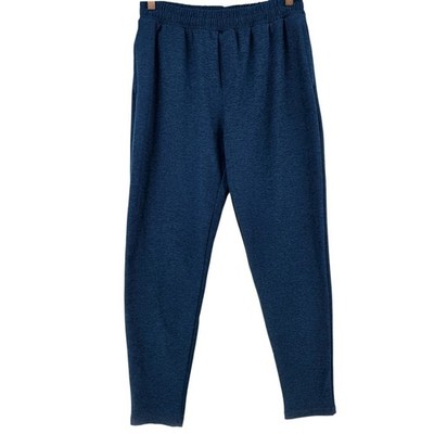 Beyond Yoga Mens M Spacedye Take It Easy Pant in Heathered Blue