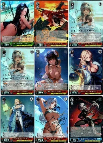 Goddess Story, Weiss Schwarz Nikke, Holo Custom Art Stamped Cards Collection - Image 4 of 4
