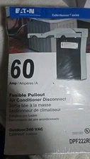 Eaton Corporation Dpf222Rp Pullout Air Conditioner Disconnect, 120/240V, 60-Amp