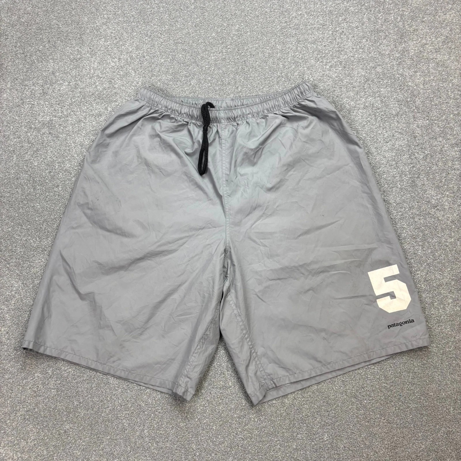 Patagonia Shorts Adult Small Grey 8" Inseam Field Special Hiking Outdoors Men*