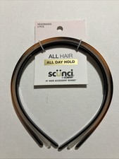 Scunci Multicolor Headbands 3 Pcs 90086 ALL DAY HOLD
