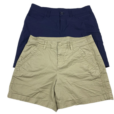 Eddie Bauer Lot of 2 Women's Shorts Size 6/8 (30'' waist) Camping Outdoors Hiking