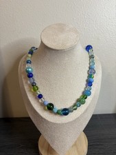 NEW Handmade Colorful Chunky Beaded Necklace