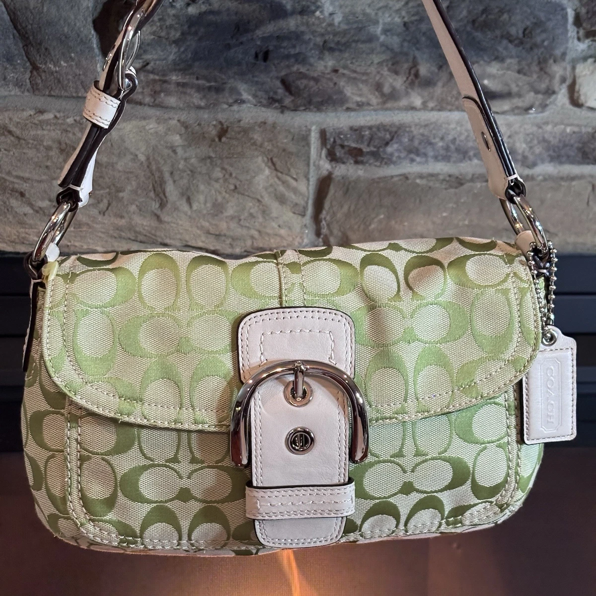 Coach Green Patent Bags & Handbags for Women for sale | eBay