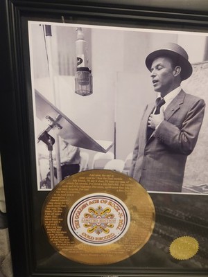 Frank Sinatra Gold Record display My way