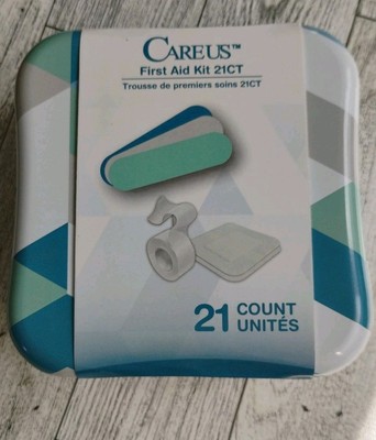 NWT Careus 21 count first aid kit-metal case WELLY DUPE viRaL HTF! Restock
