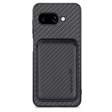 Carbon Fiber Leather Card Magsafe Phone Case, For Google Pixel 9a, For Google Pi