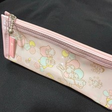 Sanrio Little Twin Stars Toothbrush Case Pen Case, Pink, Used