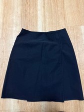 PRADA Skirt Size 38 A-Line Black Polyester Non-Functioning