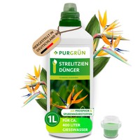 PurgrüN Strelitzien DüNger, Npk 10+8+6, FüR PräChtige BlüTen, 1L