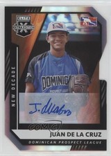 2021 Elite Extra Edition New Decade Signatures Die-Cut Juan De La Cruz Auto v1x