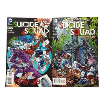 Suicide Squad #14 & 15 (2013 DC) | Harley Quinn & Joker | Death of the Family VG