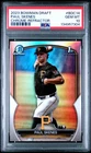 7304 Paul Skenes 2023 Bowman Chrome Draft #BDC-14 Refractor 1st RC PSA 10